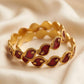 Diya Paisley Enamel Bangles