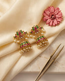 Zara Lotus Kemp Jhumka